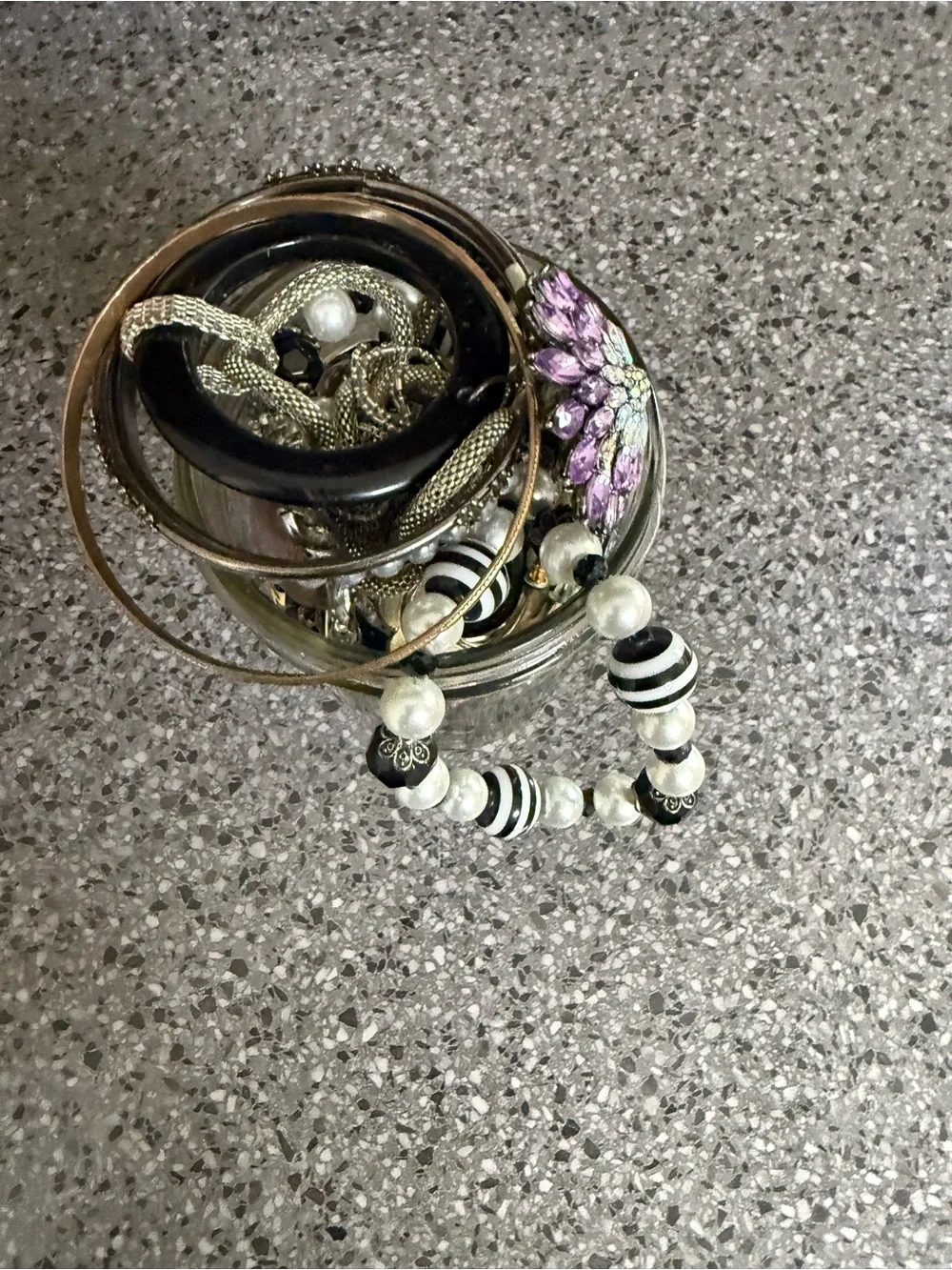 Vintage Estate Mystery Jewelry Jar